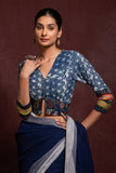 VERSATILE COTTON BLOUSE WITH MIX OF PRINTS AND PATTERNS