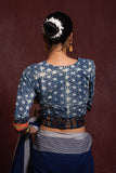 VERSATILE COTTON BLOUSE WITH MIX OF PRINTS AND PATTERNS