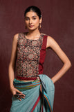 VERSATILE COTTON BLOUSE WITH MIX OF PRINTS AND PATTERNS