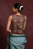 VERSATILE COTTON BLOUSE WITH MIX OF PRINTS AND PATTERNS