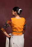 VERSATILE COTTON BLOUSE WITH MIX OF PRINTS AND PATTERNS