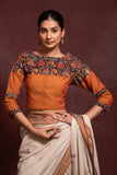 VERSATILE COTTON BLOUSE WITH MIX OF PRINTS AND PATTERNS