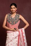 VERSATILE COTTON BLOUSE WITH MIX OF PRINTS AND PATTERNS