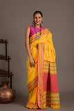 Assam khadi  weave handloom sarees with blouse.