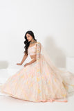 WHIMSICAL FUSION LEHENGA SET WITH OPULENT EMBELLISHMENT