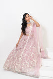 EXQUISITE EMBROIDERY LEHENGA SET WITH STYLISH NECKLINE AND INTRICATE DUPATTA