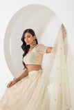 HEAVY EMBELLISHED LEHENGA SET WITH CLASSIC DESIGN AND INTRICATE EMBROIDERY