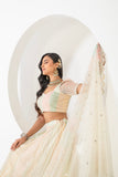 HEAVY EMBELLISHED LEHENGA SET WITH CLASSIC DESIGN AND INTRICATE EMBROIDERY