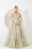 FASHIONABLE FUSION LEHENGA SET WITH TIMELESS ELEGANCE