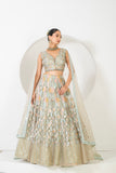 FASHIONABLE FUSION LEHENGA SET WITH TIMELESS ELEGANCE