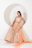 TRADITINOAL CHARM LEHENGA SET WITH INTRICATE CRAFTMANSHIP AND OPULENT DETAILS