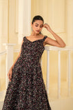 Heavy Sequins Gown With off Sholder Neckline