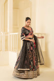 HEAVY EMBELLISHED LEHENGA SET WITH CLASSIC DESIGN AND INTRICATE EMBROIDERY