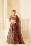 DREAMY DRAPE LEHENGA SET WITH DELICATE PATTERNS AND NECKLINE