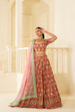 LUXURIOUS EMBROIDERED LEHENGA SET WITH IMPECCABLE CRAFTMANSHIP