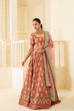 LUXURIOUS EMBROIDERED LEHENGA SET WITH IMPECCABLE CRAFTMANSHIP