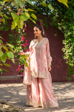 Blush Elegance Embroidered Suit Set