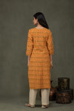 Pure cotton  pochampally  ikkat weave kurta with  conrast bottom and dupatta