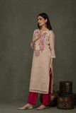 Fine jamdani pristine dupatta suits.