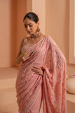 Timeless elegant saree with glamour touch