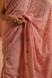 Timeless elegant saree with glamour touch