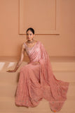 Timeless elegant saree with glamour touch