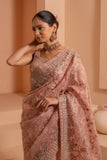 Regal royal saree with modern elegance