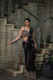Shadow Luxe Embellished Saree
