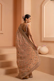 Moonlit magic saree with soft shilvery sheen