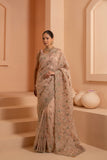 Aurora bloom saree with beautiful handicraft designs