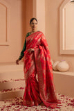 Timeless elegant saree with glamour touch