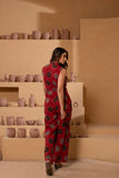 Jumpsuit in Designer Ajrakh handblock print .