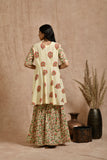 Premium cotton embroidered jaipuri print dupatta set.
