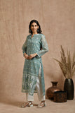 Fine jamdani classic kurta pant set with dupatta.