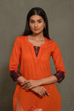 SOUTH COTTON KURTA SET WITH INTRICATE EMBROIDERY