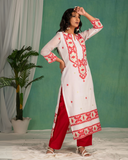 Fine Jamdani Pristine Dupatta Suits AM 03