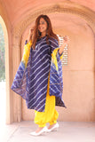 Classic Charm Light Weight Chanderi Dupatta Suit with Intricate Pattern.