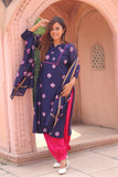 Classic Charm Lightweight Chanderi Dupatta Suit with Intricate Pattern.