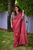 Handloom Saree with running blouse