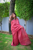 Handloom Saree with running blouse