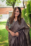 Handloom Saree with running blouse