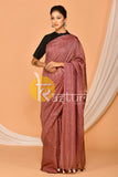 Ethnic brown banswara silk saree