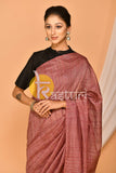 Ethnic brown banswara silk saree
